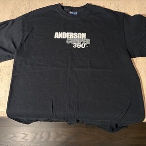 Anderson Cooper 360 Black T-Shirt Size M